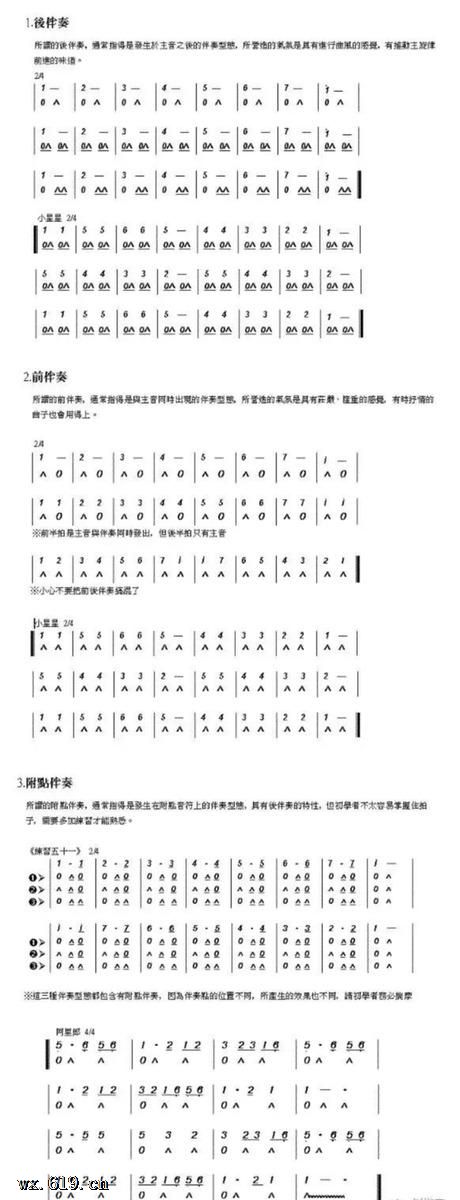 24孔复音口琴学习教程